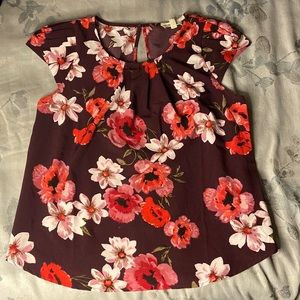 Floral blouse, size small